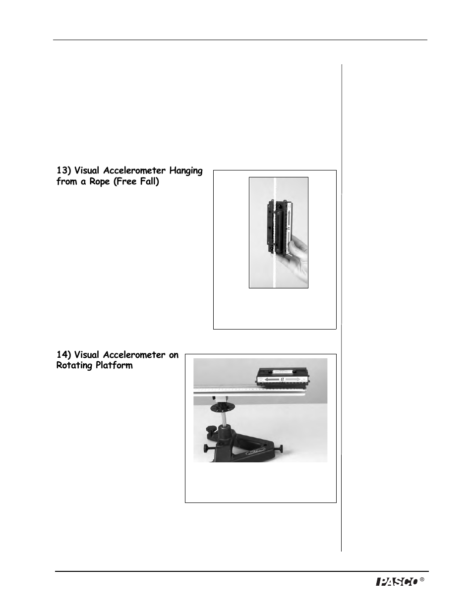 PASCO PS-2128 Visual Accelerometer User Manual | Page 19 / 24