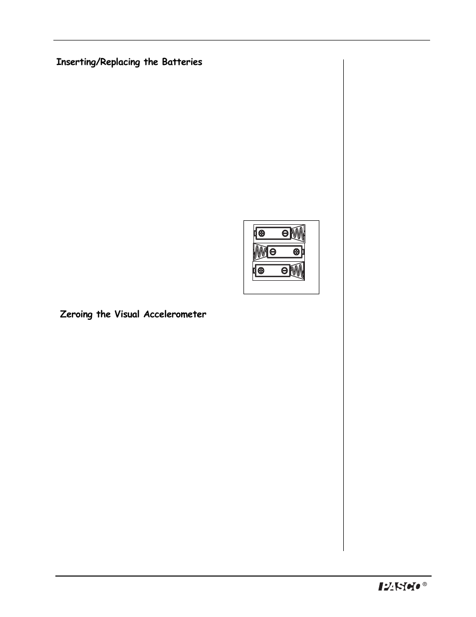 PASCO PS-2128 Visual Accelerometer User Manual | Page 7 / 24