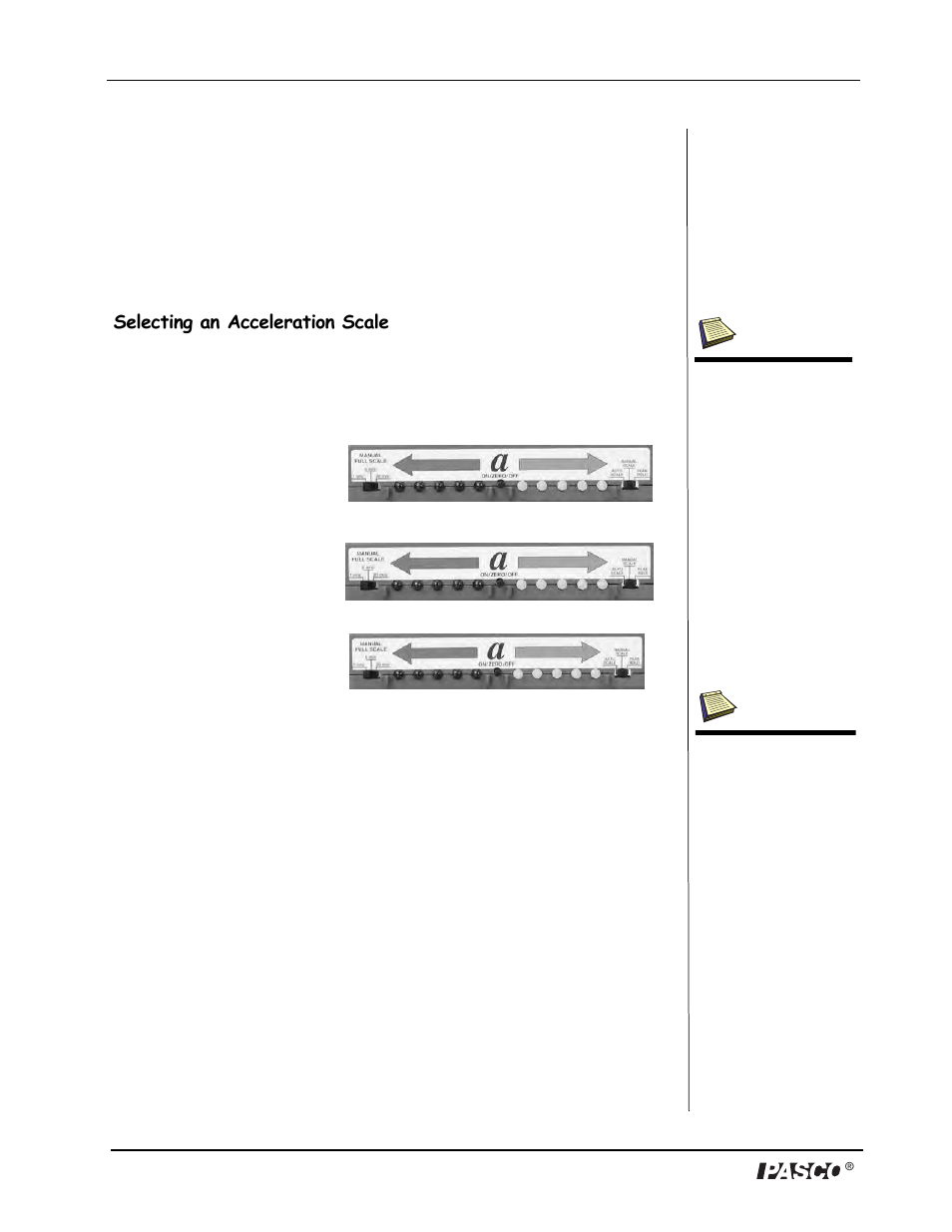 PASCO PS-2128 Visual Accelerometer User Manual | Page 9 / 24