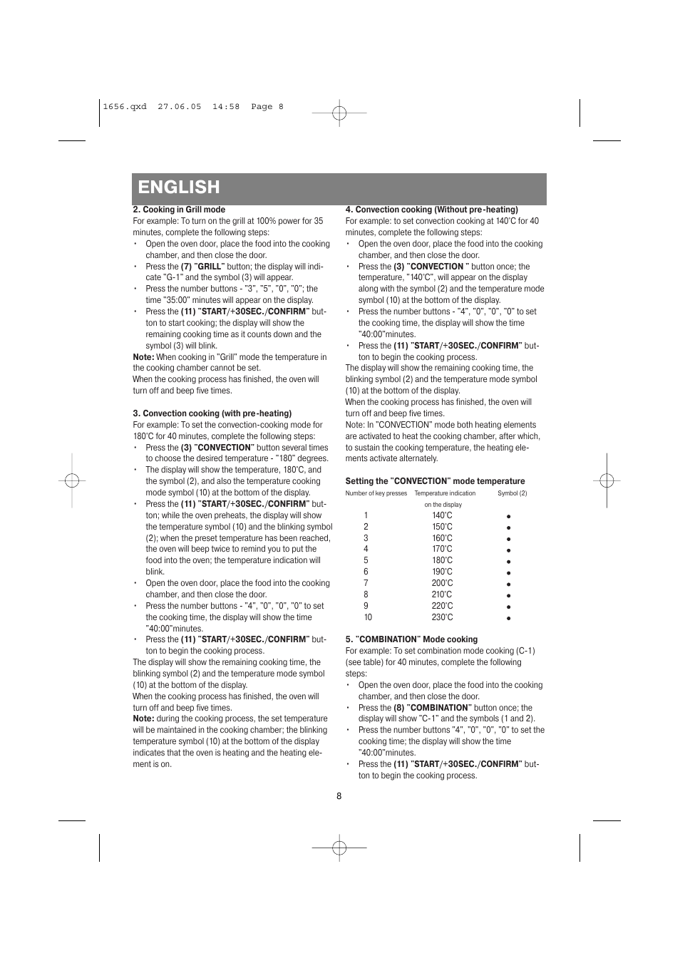 English | Vitek VT-1656 User Manual | Page 8 / 56