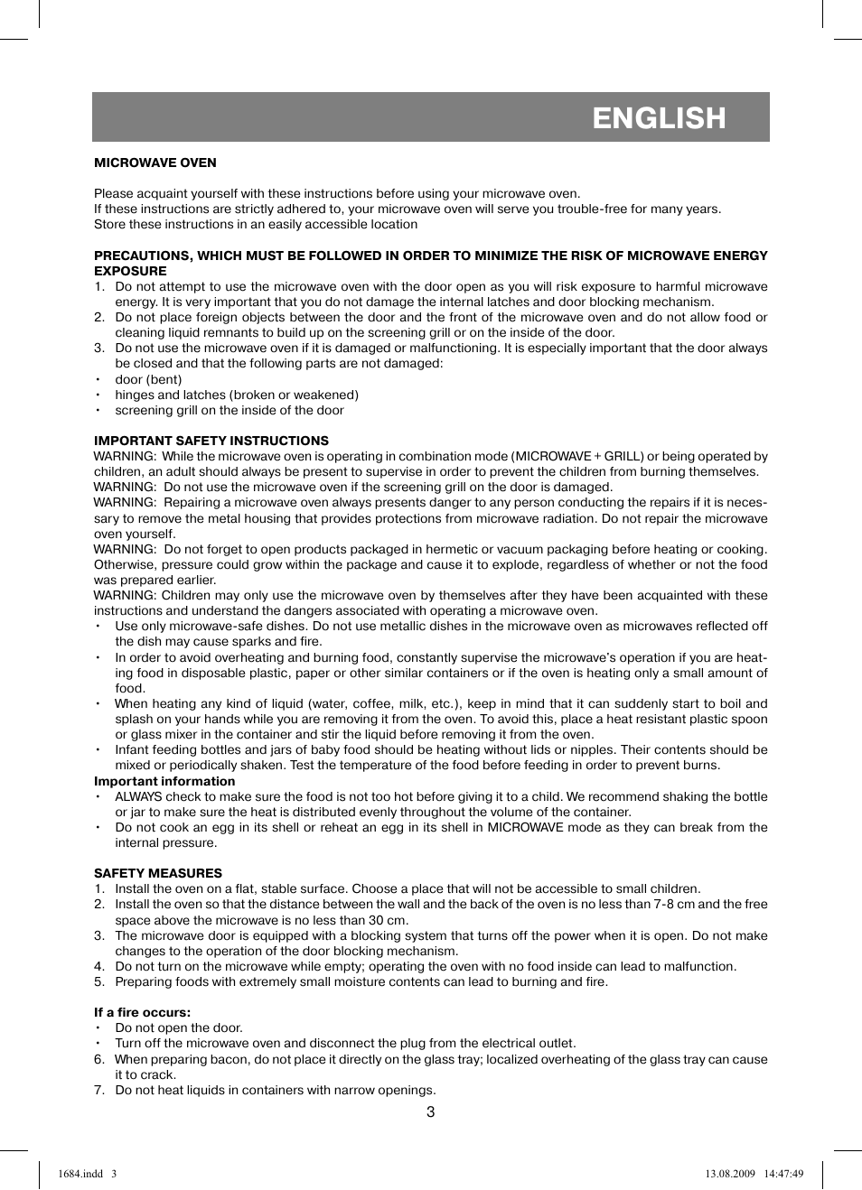 English | Vitek VT-1684 User Manual | Page 3 / 84