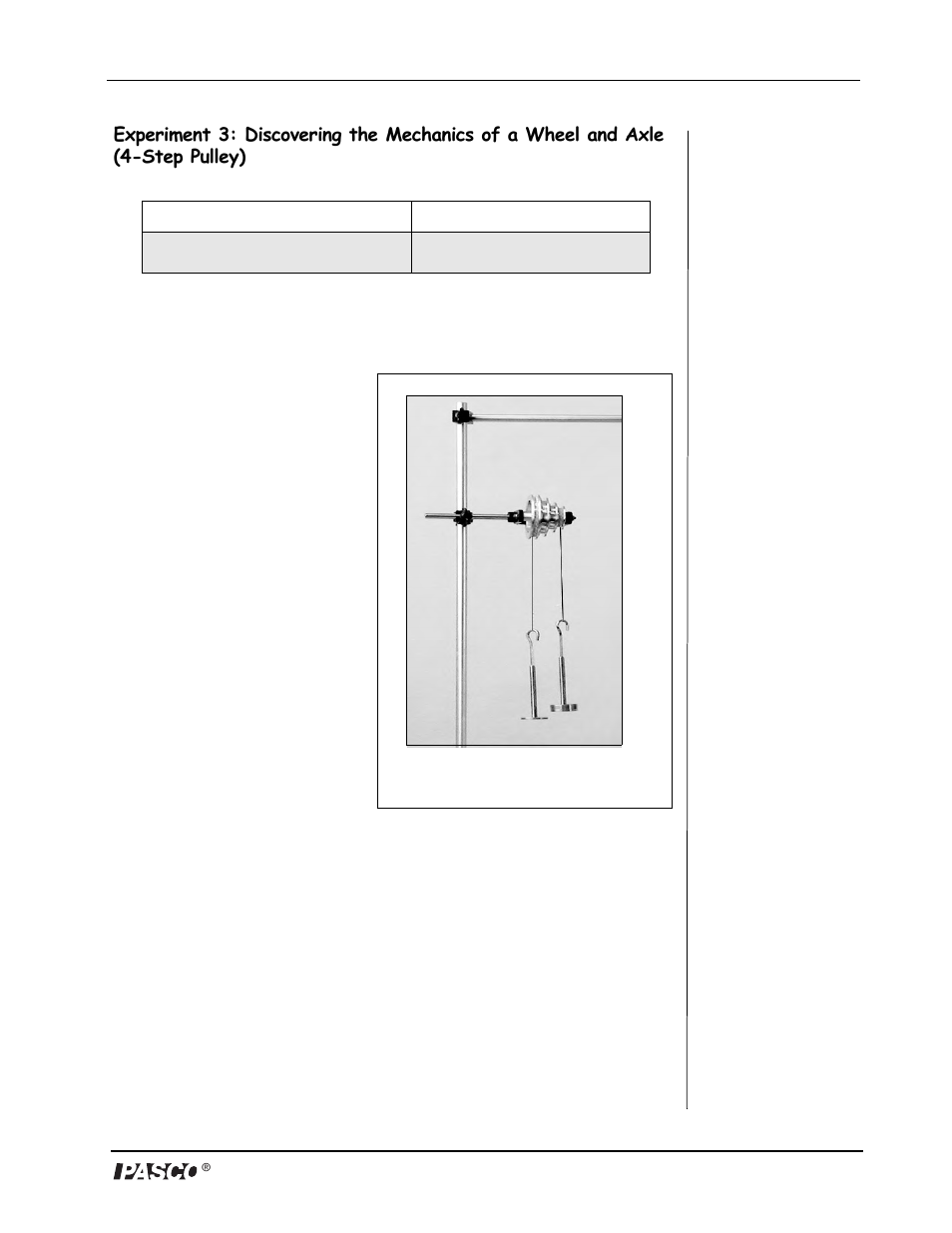 PASCO SE-8685 Pulley Demonstration System User Manual | Page 11 / 14