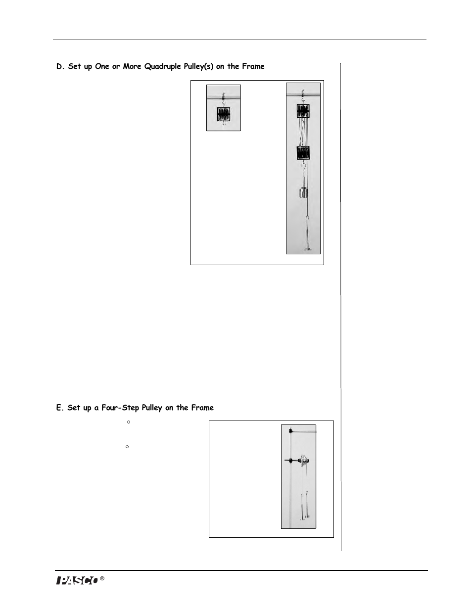 PASCO SE-8685 Pulley Demonstration System User Manual | Page 7 / 14