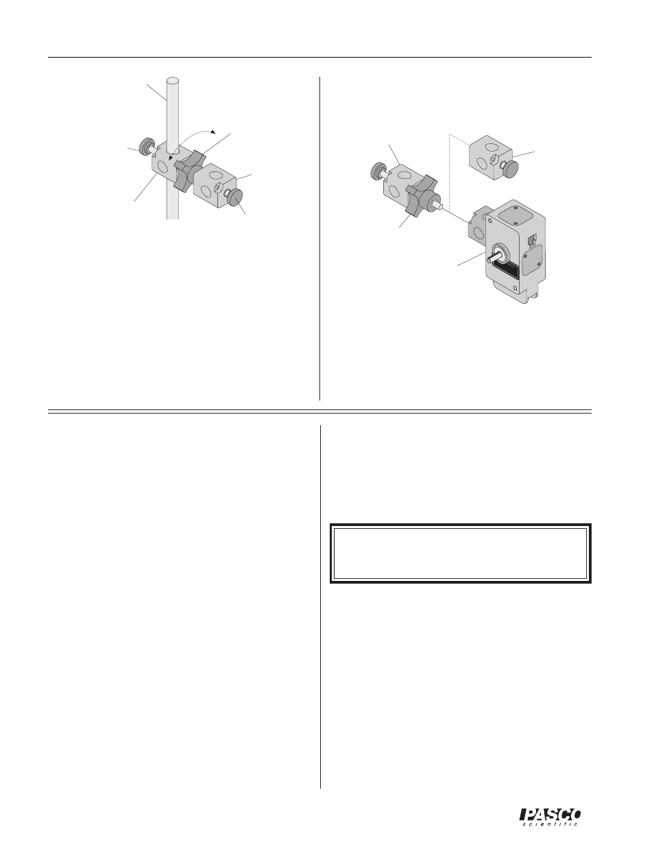 Limited warranty, Equipment return, Alternate use | Follow steps one and two above | PASCO ME-8744 ADJUSTABLE ANGLE ROD CLAMP User Manual | Page 2 / 2