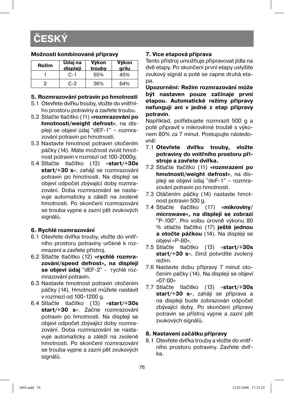 Český | Vitek VT-1693 User Manual | Page 76 / 124