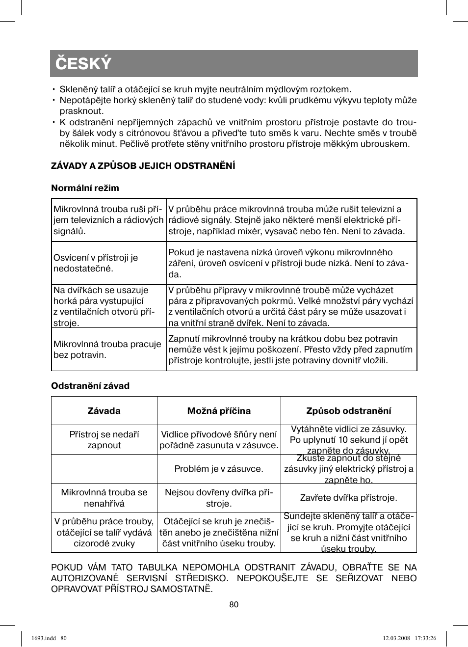 Český | Vitek VT-1693 User Manual | Page 80 / 124