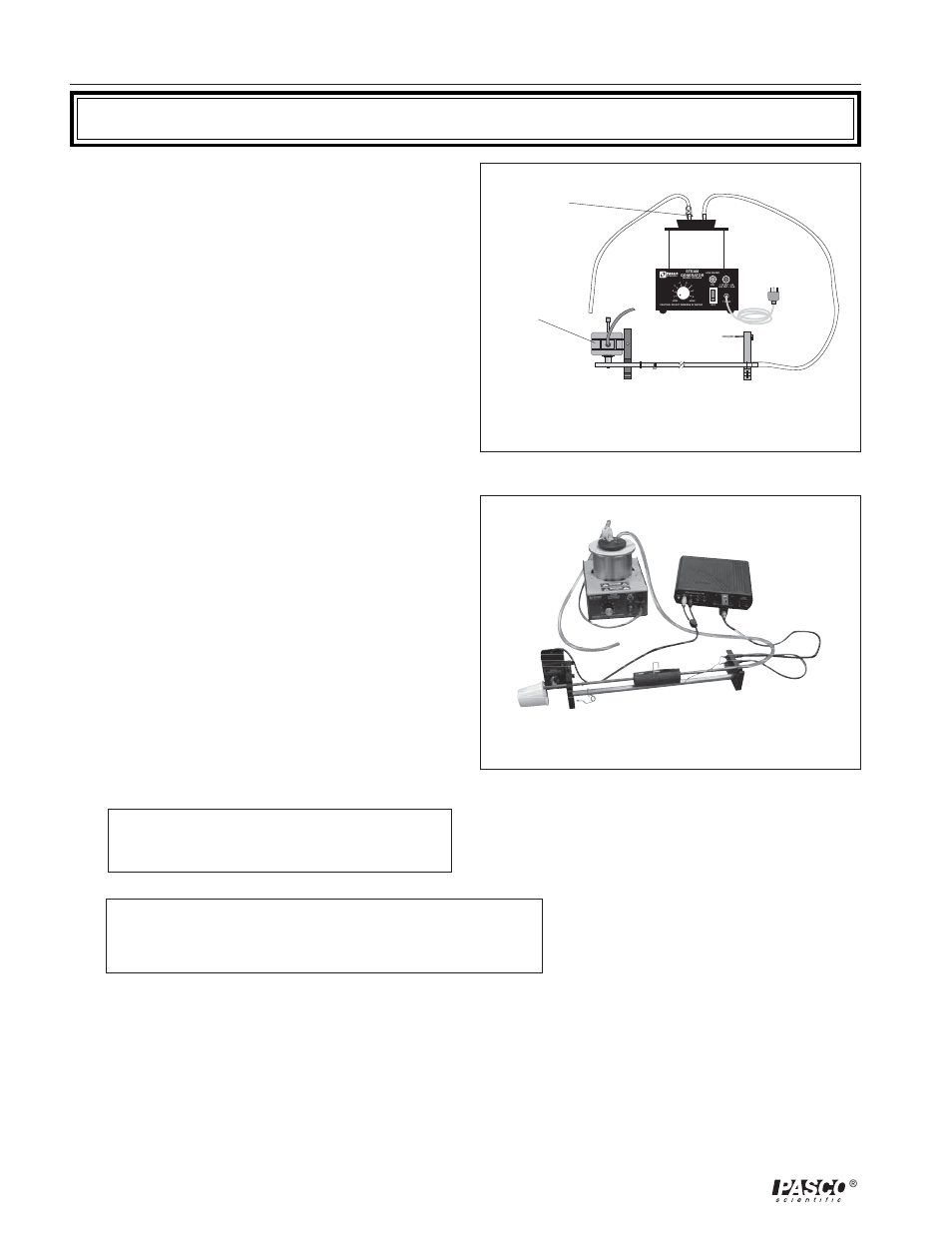 Experiment (continued), Figure 4: experiment setup, Tube clamp | PASCO TD-8579A COMPUTER-BASED THERMAL EXPANSION APPARATUS User Manual | Page 9 / 14