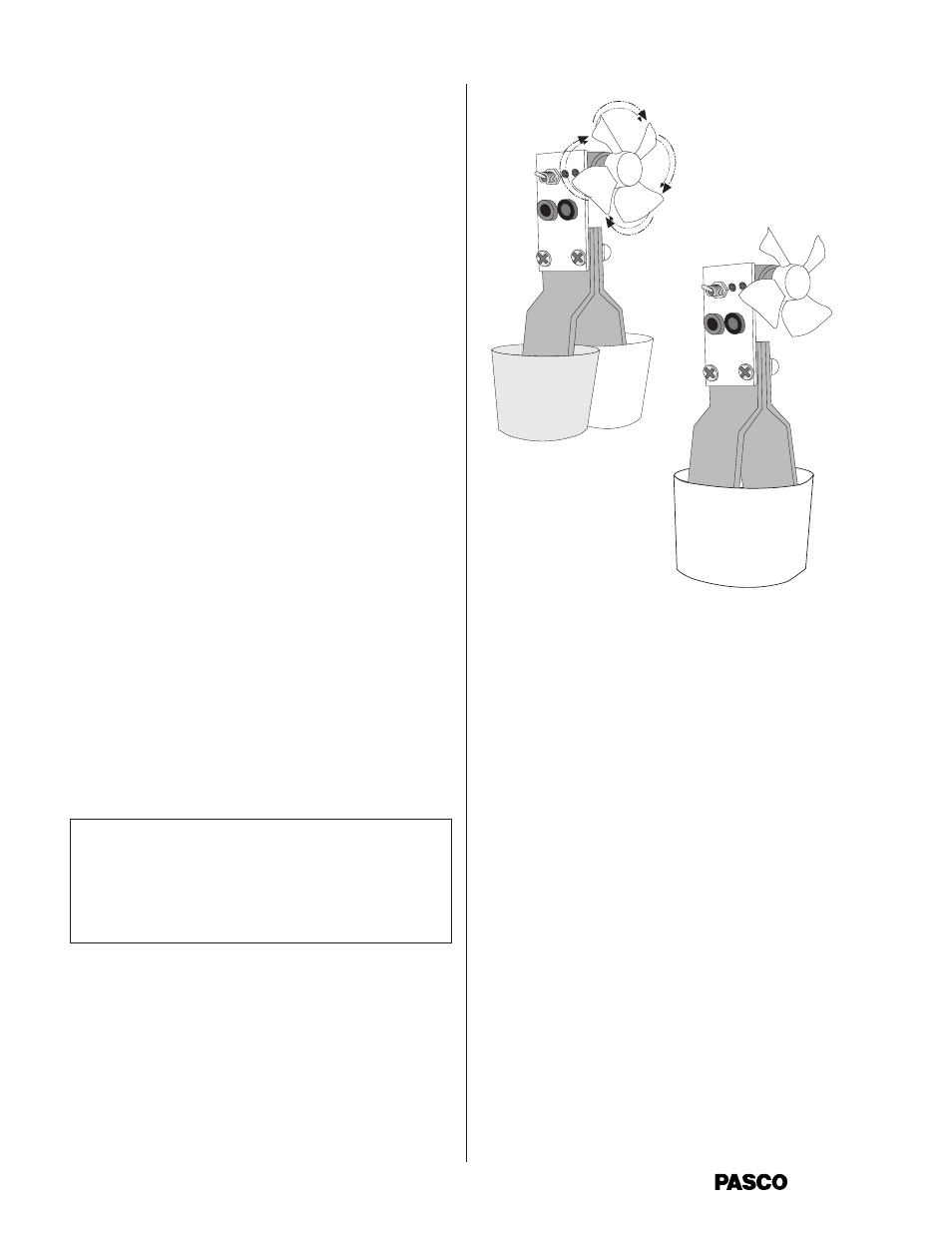 Operation seebeck effect, The change in entropy of the hot water, The change in entropy of the cold water | Once the water is mixed, however, t, S = q/t , where | PASCO TD-8550A THERMOELECTRIC CONVERTER User Manual | Page 2 / 4