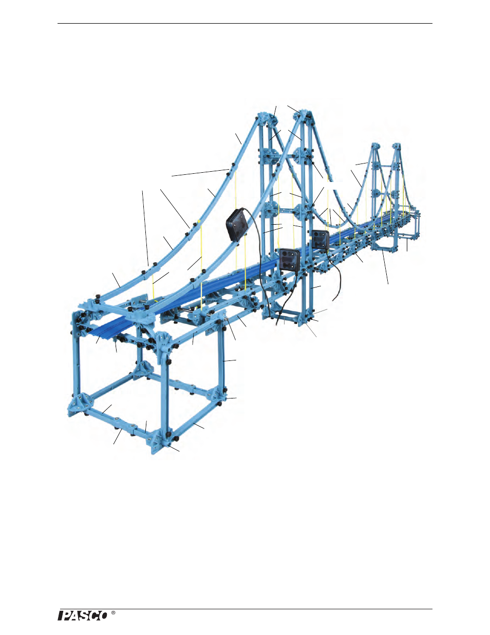 PASCO ME-6992 Suspension Bridge Details User Manual | 4 pages