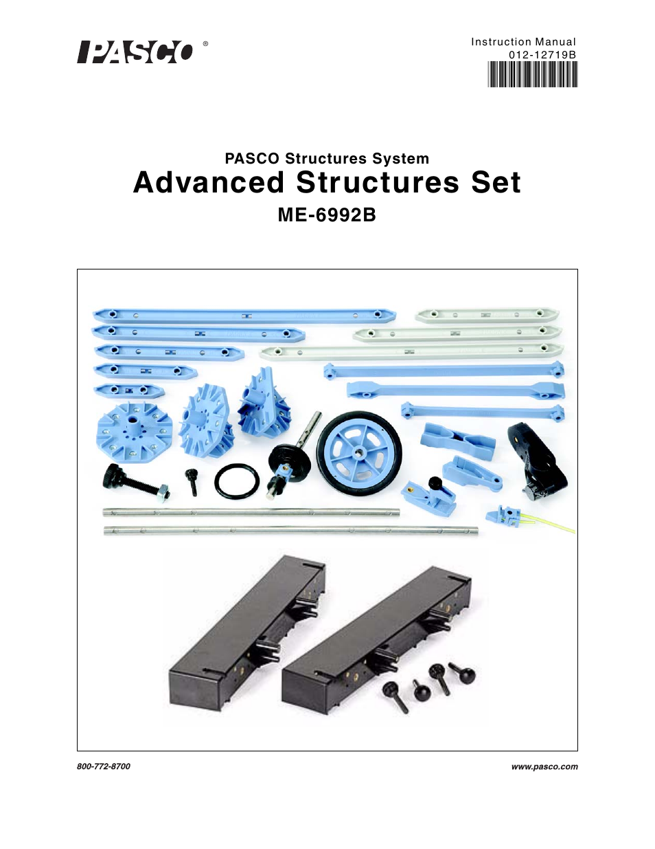 PASCO ME-6992B Advanced Structures Set User Manual | 58 pages