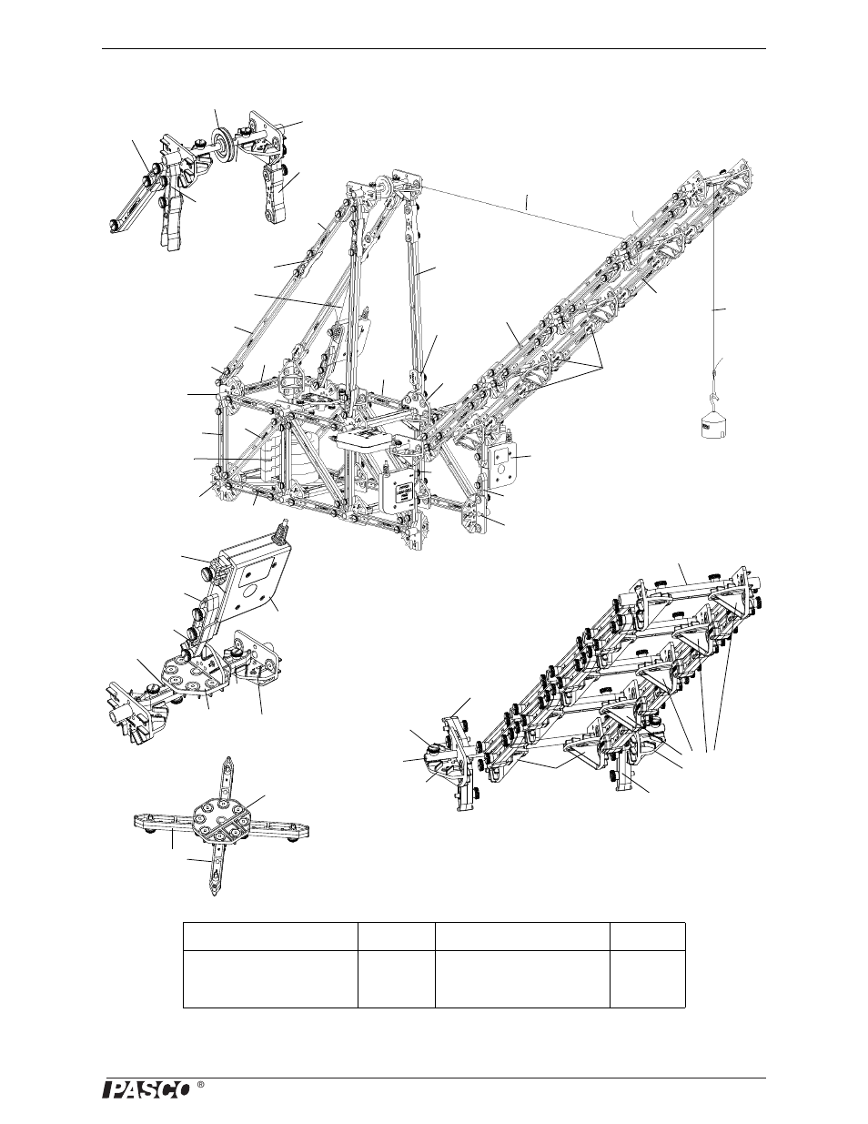 Forces on a boom | PASCO ME-6992B Advanced Structures Set User Manual | Page 15 / 58