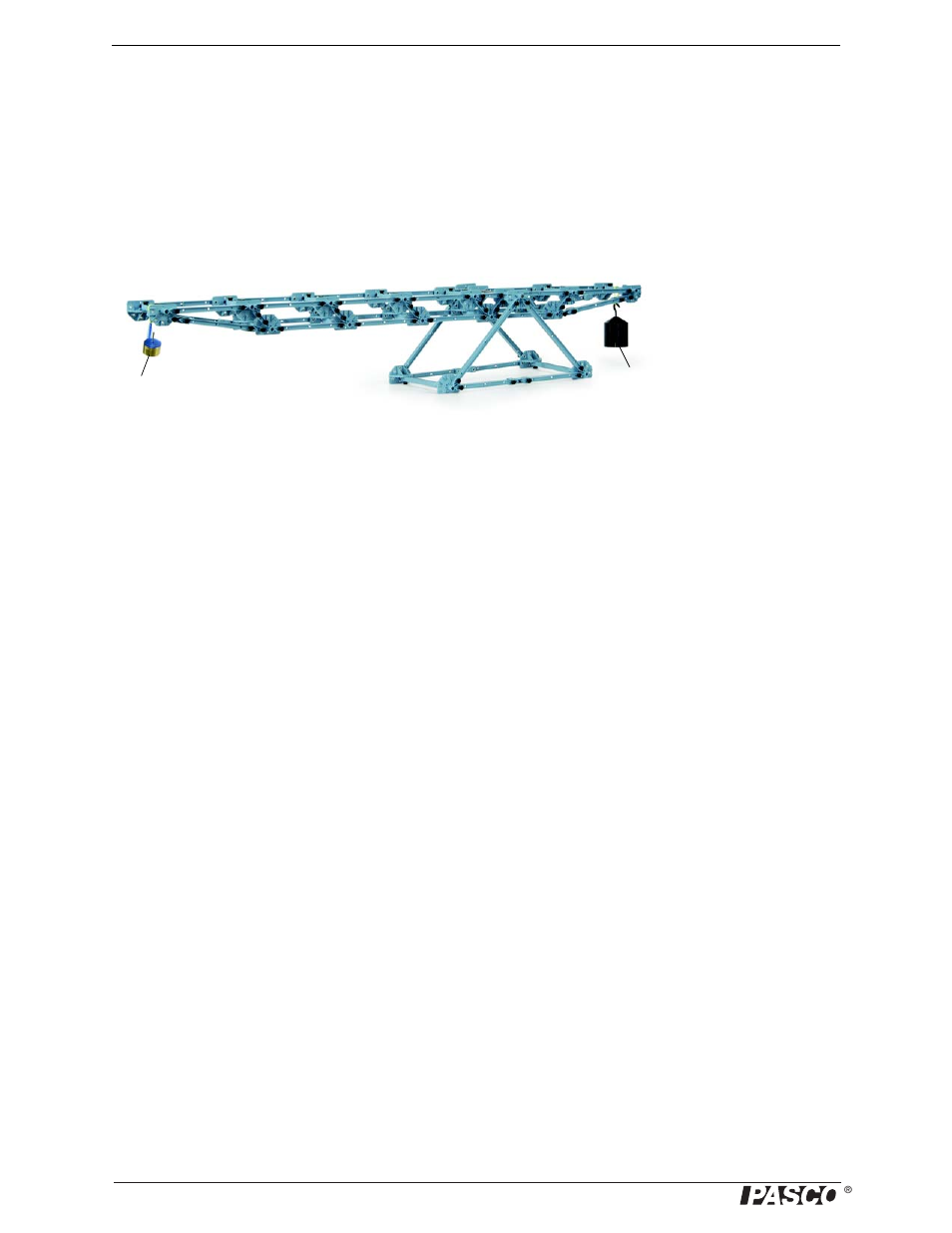 Teeter totter: details | PASCO ME-6992B Advanced Structures Set User Manual | Page 20 / 58