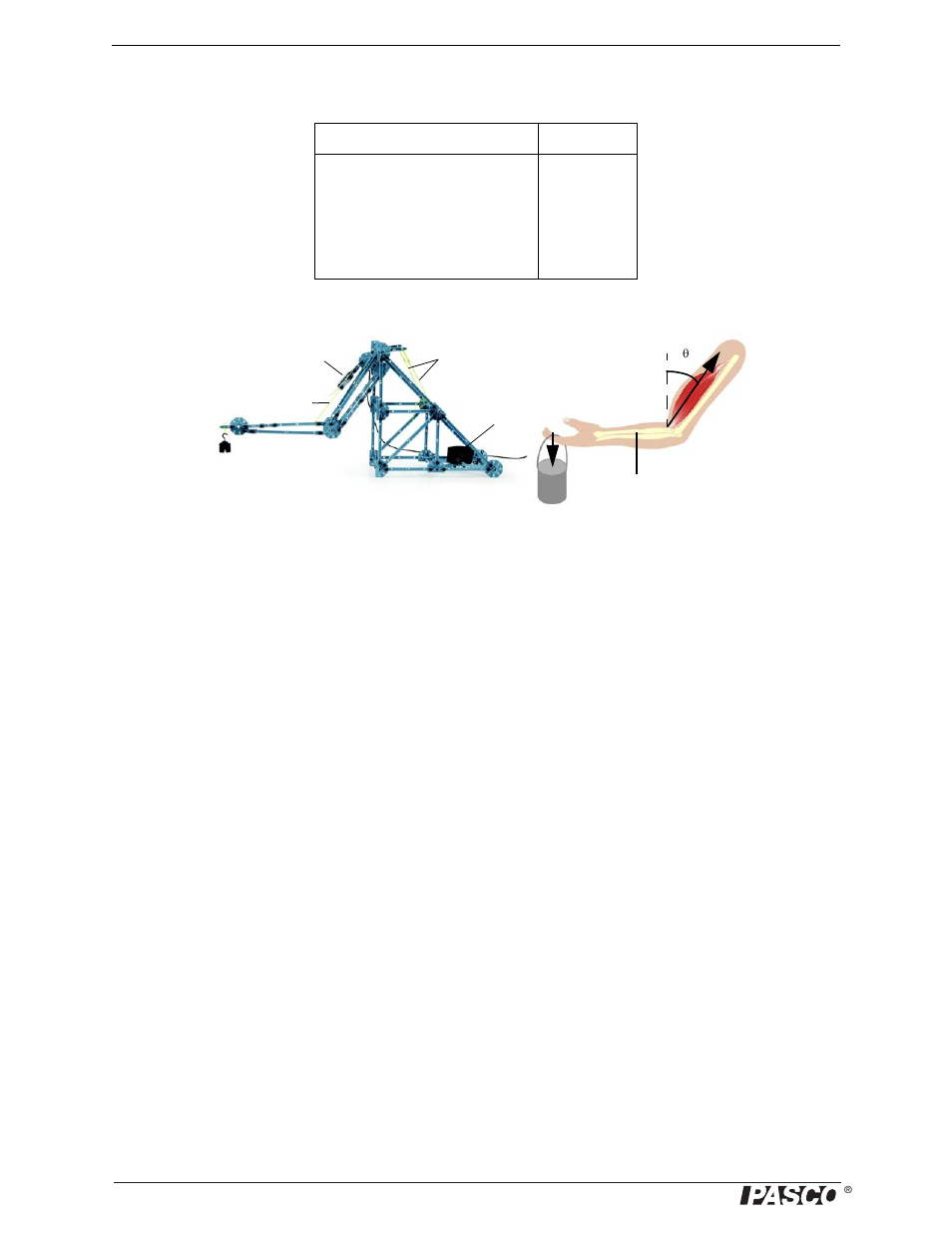 Human arm model: details | PASCO ME-6992B Advanced Structures Set User Manual | Page 26 / 58