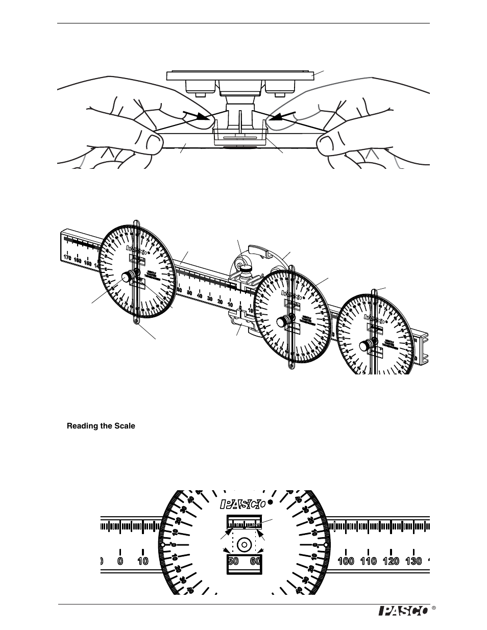 Balance arm assembly | PASCO ME-9502 Statics System User Manual | Page 12 / 94