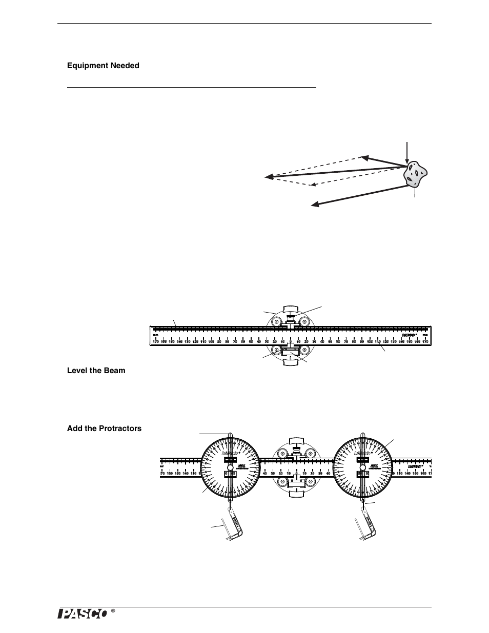 Exp. 4: torque-parallel forces, Theory, Setup | Exp. 4: torque—parallel forces | PASCO ME-9502 Statics System User Manual | Page 25 / 94