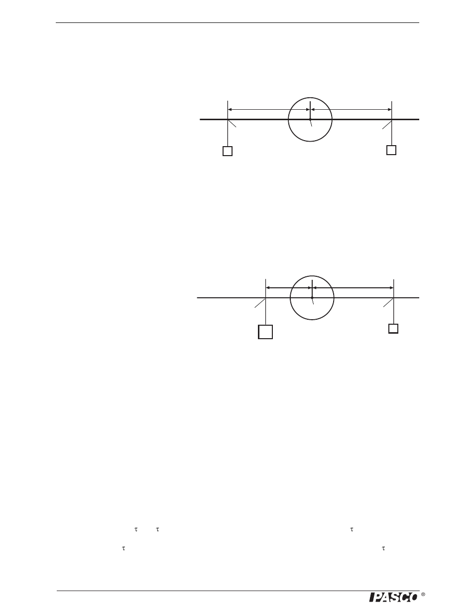 Procedure: equal distance, equal mass, Procedure: unequal distance, unequal mass, Calculations | PASCO ME-9502 Statics System User Manual | Page 26 / 94