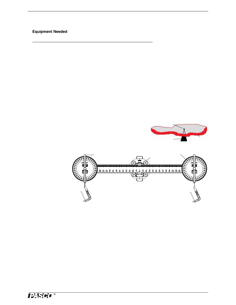 Exp. 5a: center of mass, Theory, Setup | PASCO ME-9502 Statics System User Manual | Page 29 / 94