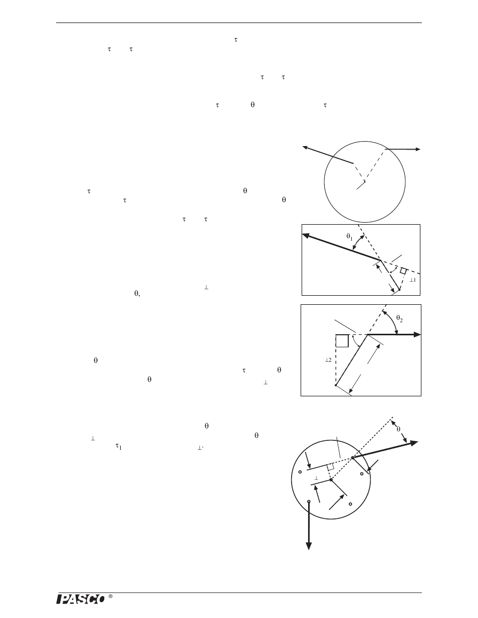 Analyzing non-parallel forces, Torque wheel | PASCO ME-9502 Statics System User Manual | Page 39 / 94