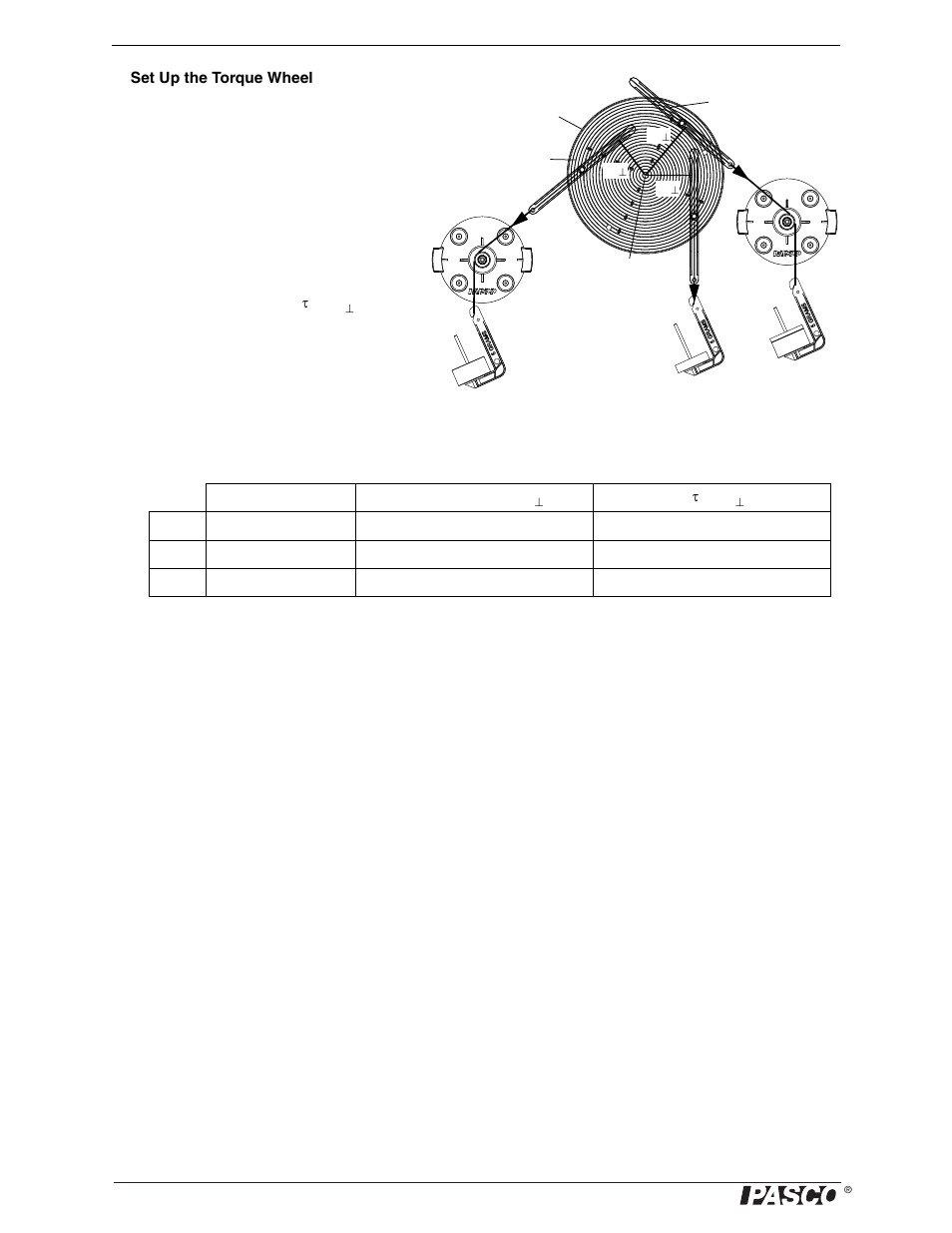 Data table, Question, Extension | PASCO ME-9502 Statics System User Manual | Page 40 / 94