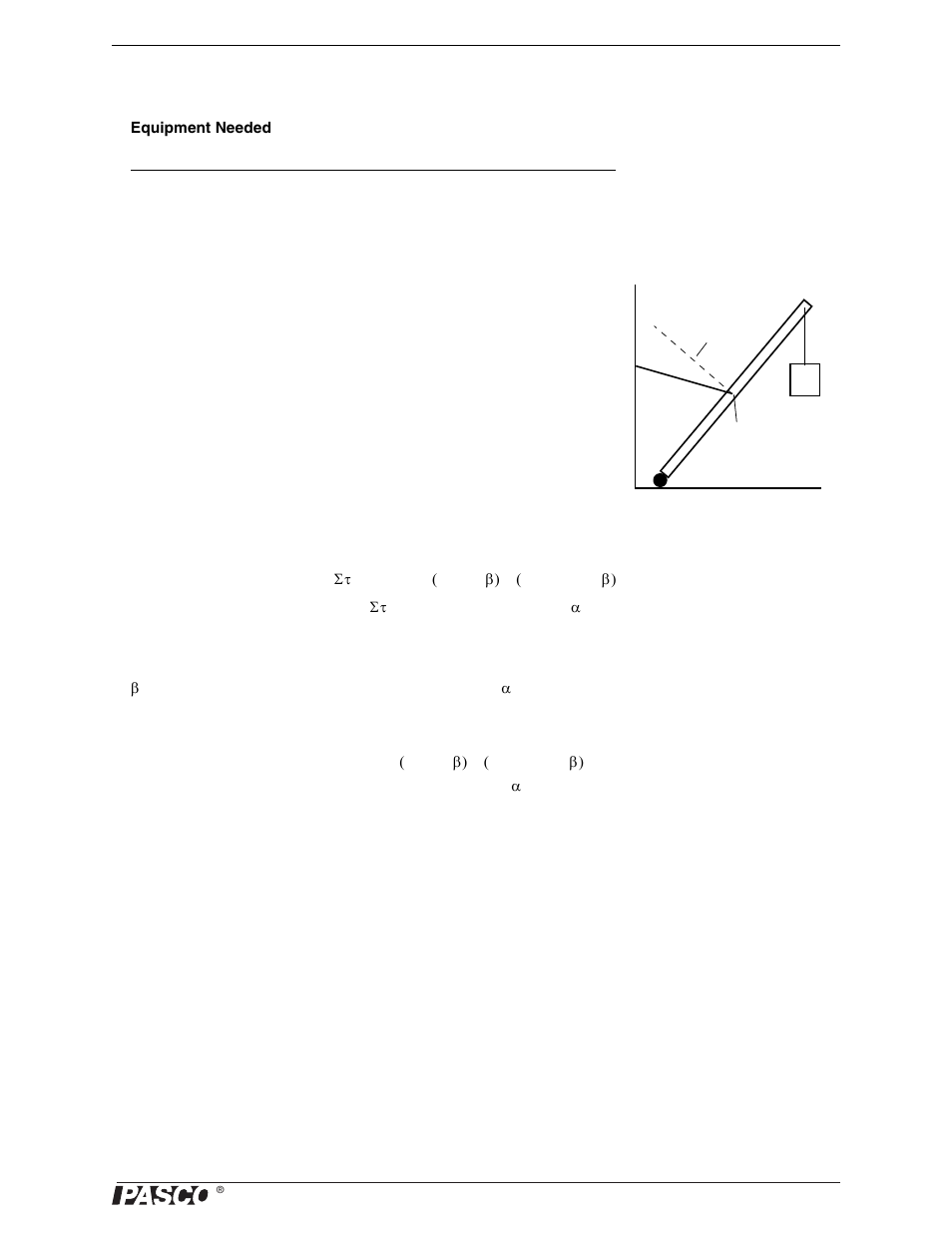 Exp. 15: forces on a boom, Theory | PASCO ME-9502 Statics System User Manual | Page 87 / 94