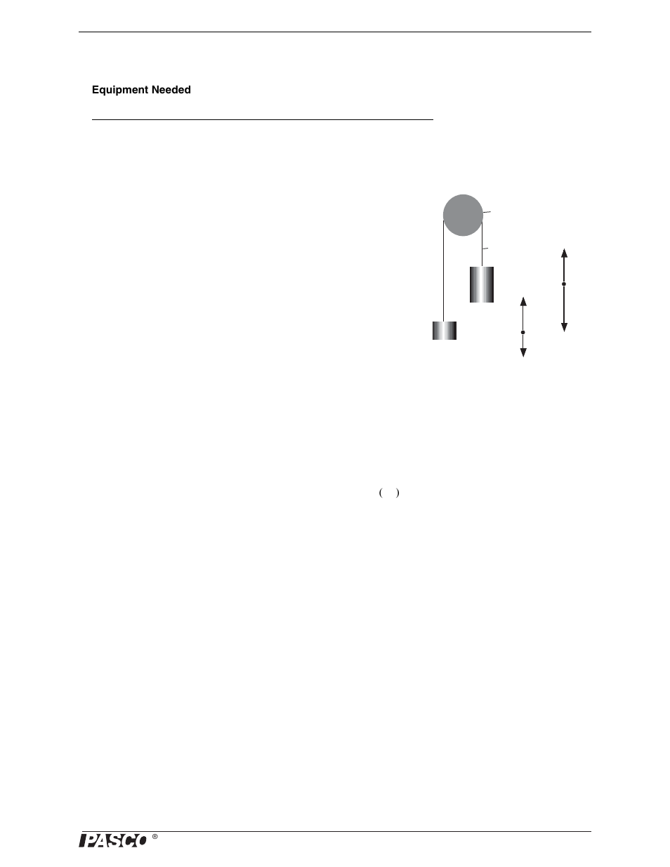 Exp. 16: modified atwood’s machine, Theory | PASCO ME-9502 Statics System User Manual | Page 89 / 94