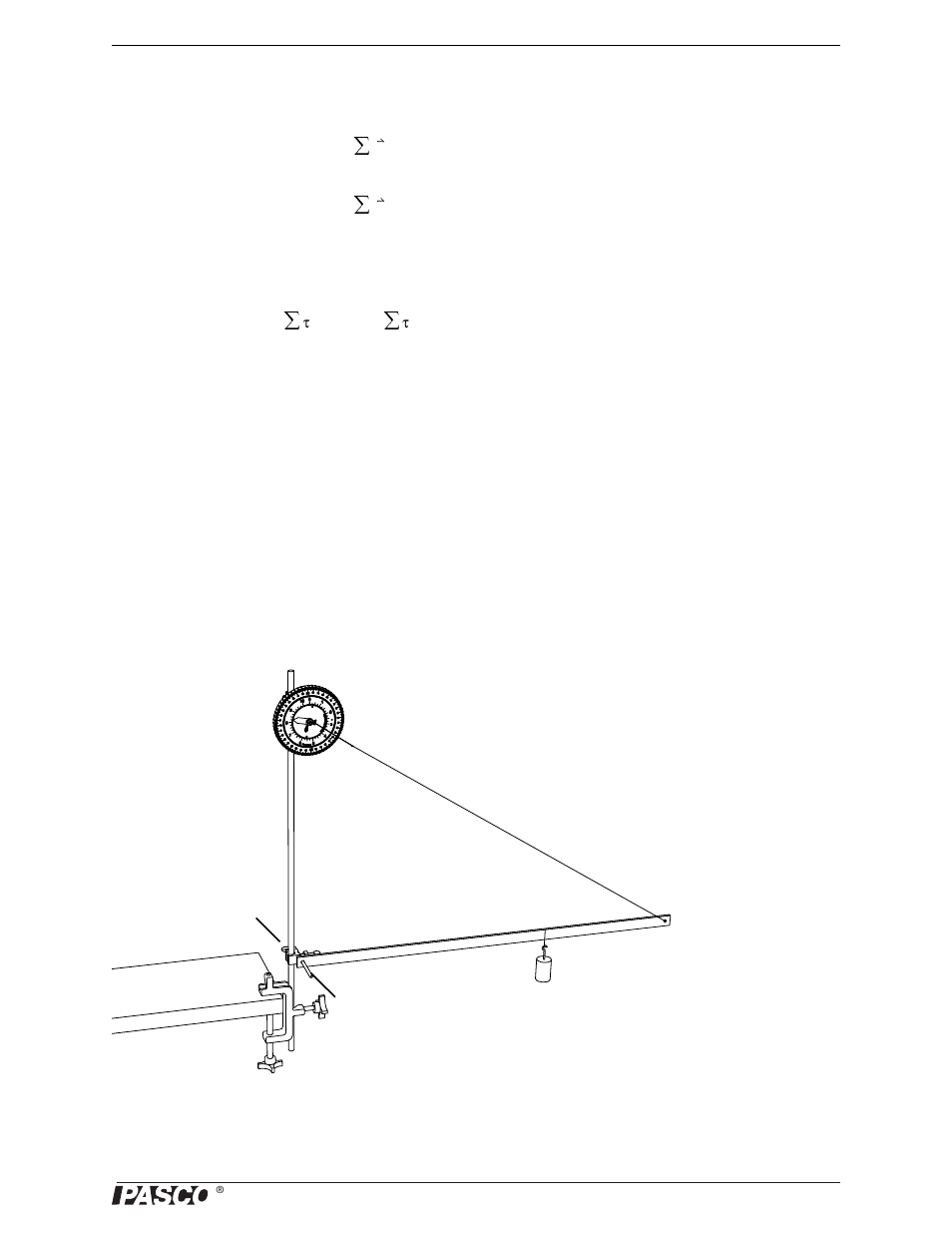 PASCO ME-6855 Tension Protractor User Manual | Page 10 / 13