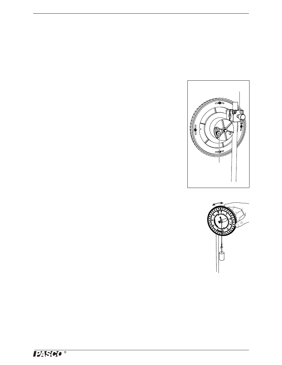 Set-up, Measuring force and angle | PASCO ME-6855 Tension Protractor User Manual | Page 4 / 13