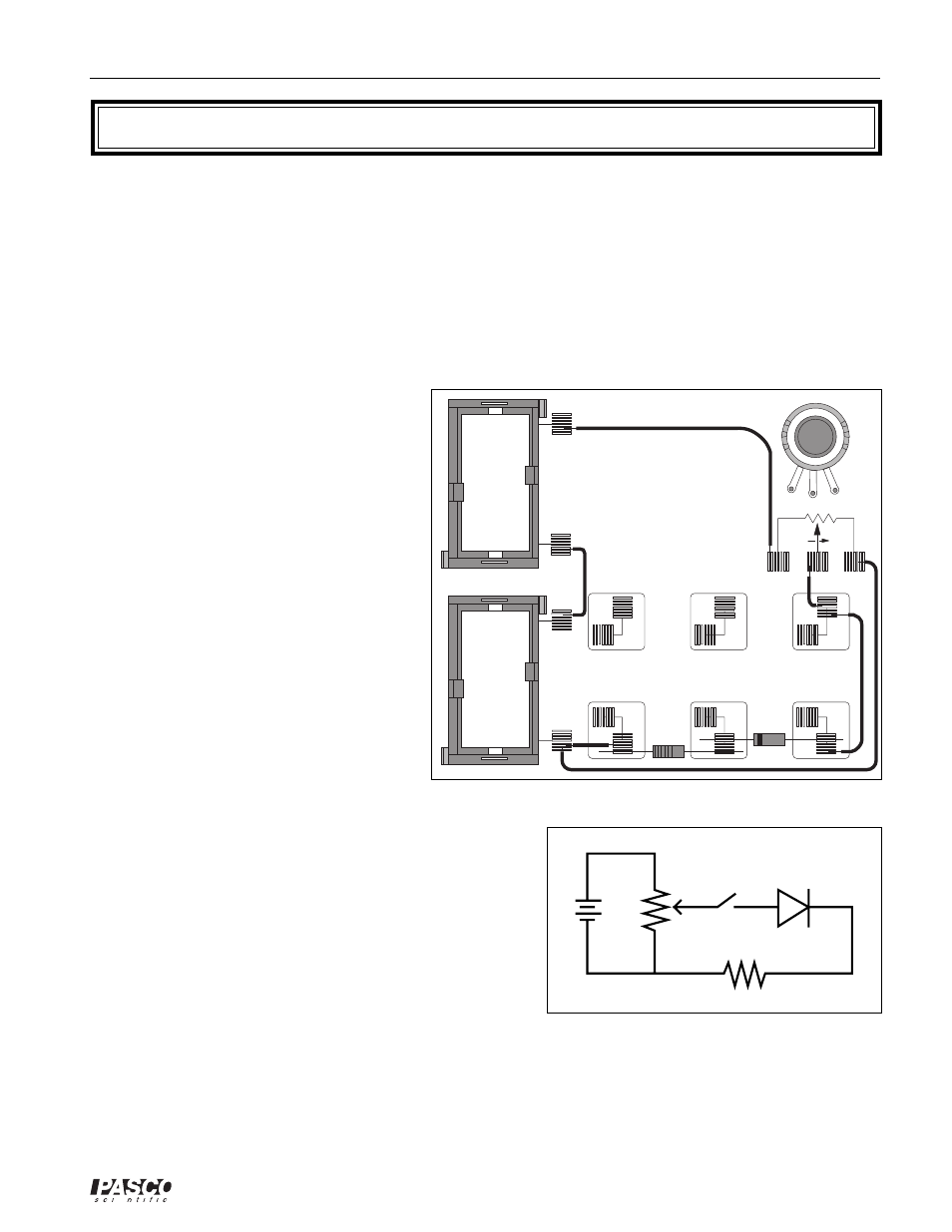 Experiment 9: diodes, Ab c | PASCO EM-8656 AC_DC ELECTRONICS LABORATORY User Manual | Page 29 / 126