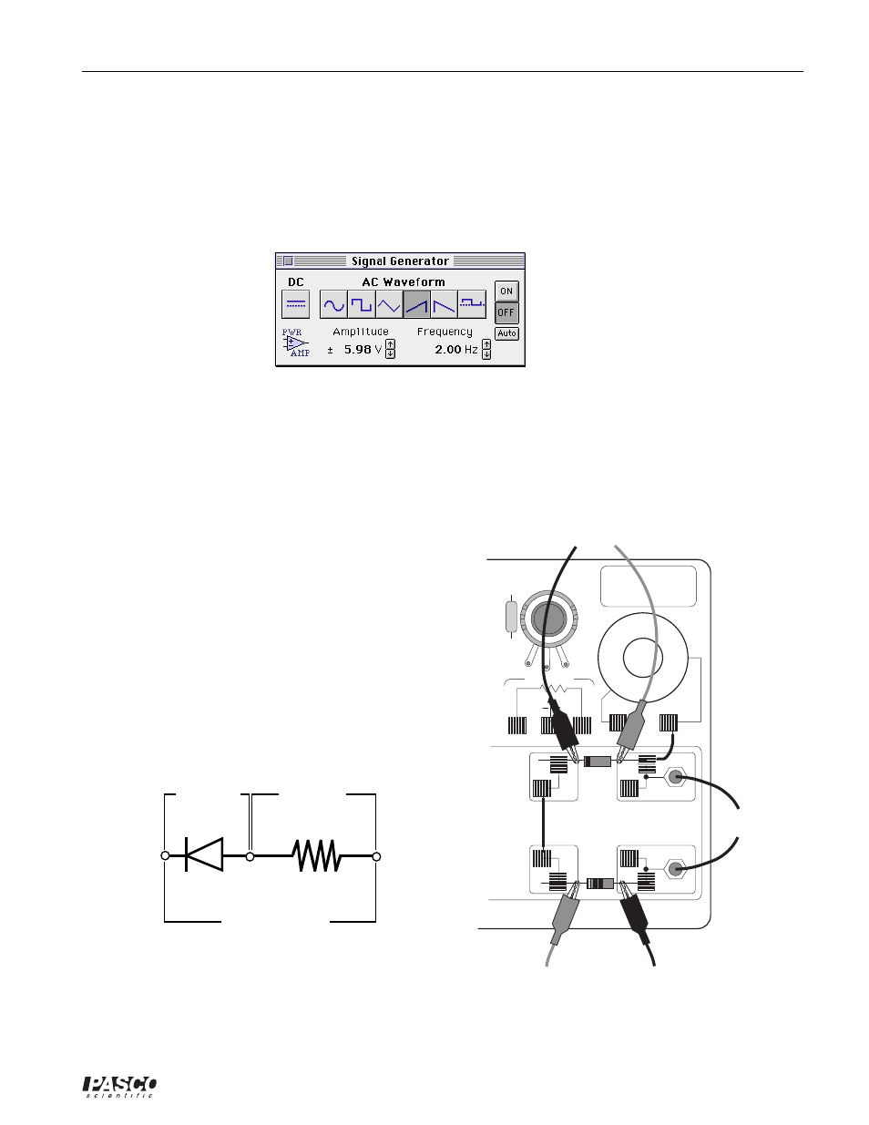 Part ii: sensor calibration and equipment setup | PASCO EM-8656 AC_DC ELECTRONICS LABORATORY User Manual | Page 63 / 126