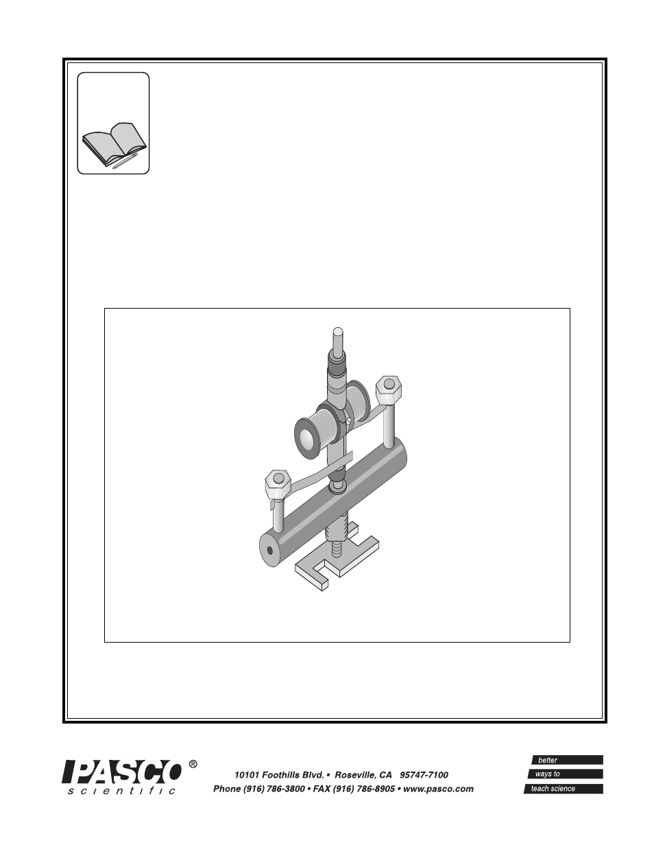 PASCO SE-8657 MOTOR ACCESSORY User Manual | 40 pages