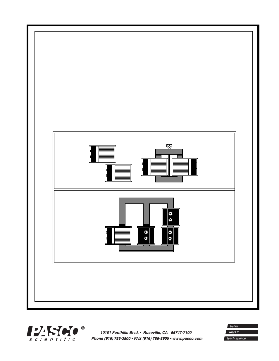 PASCO SF-8616_8617 COILS SET User Manual | 20 pages
