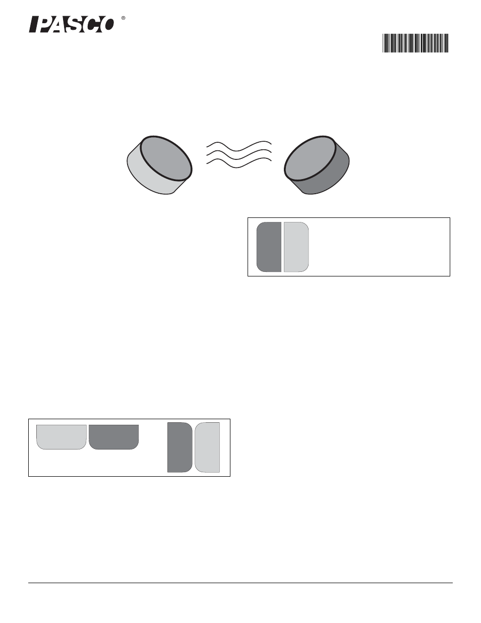 PASCO EM-8621 Neodymium Magnet Set User Manual | 2 pages