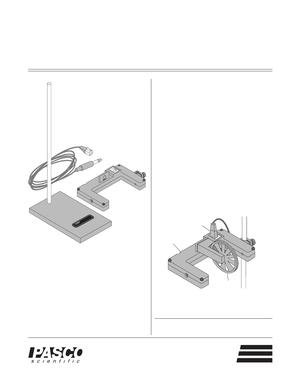 PASCO ME-9204B ACCESSORY PHOTOGATE User Manual | 4 pages