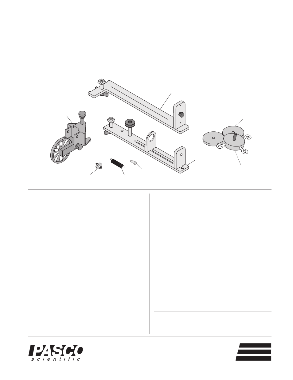 PASCO ME-8952 Centripetal Force Accessory User Manual | 4 pages