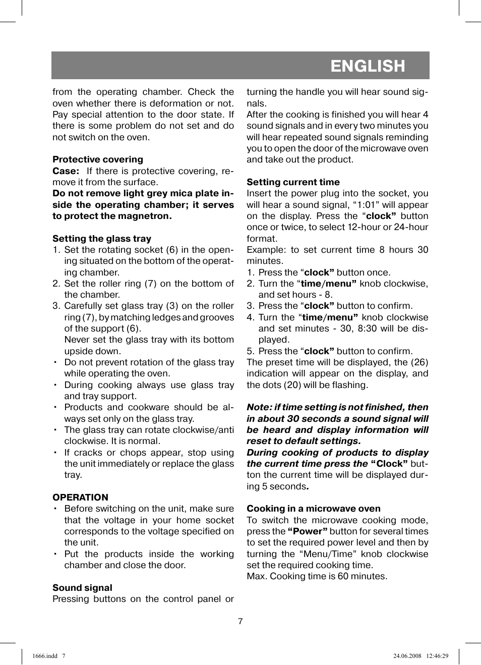 English | Vitek VT-1666 User Manual | Page 7 / 116