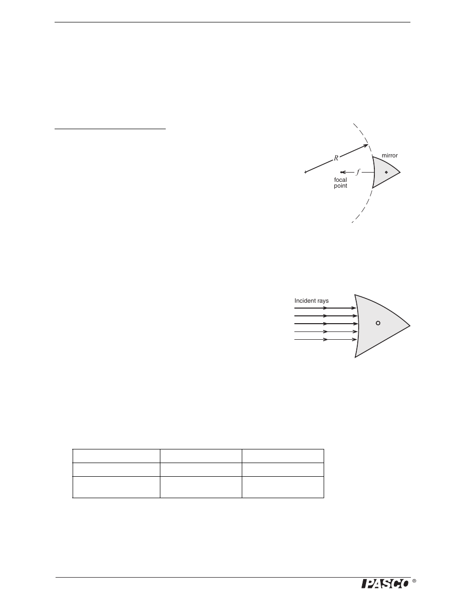 PASCO OS-8515C Basic Optics System User Manual | Page 14 / 71