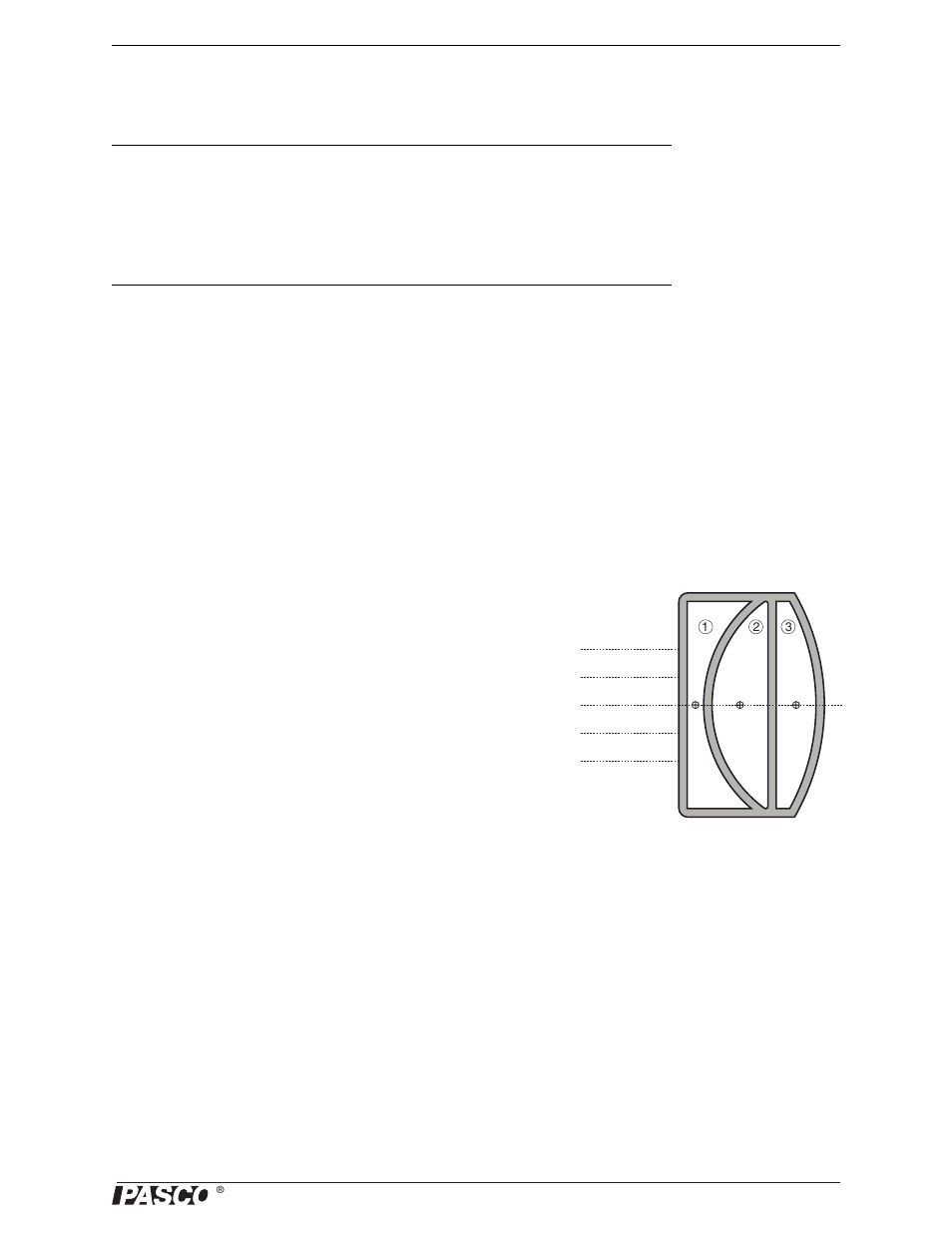 Experiment 7: hollow lens, Purpose, Background | Procedure | PASCO OS-8515C Basic Optics System User Manual | Page 21 / 71