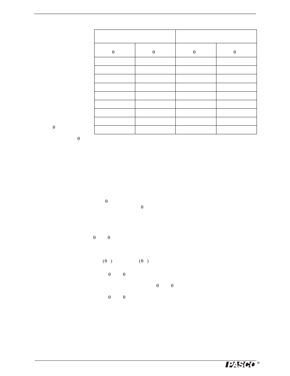 Record data, Analysis, Questions | PASCO OS-8515C Basic Optics System User Manual | Page 30 / 71
