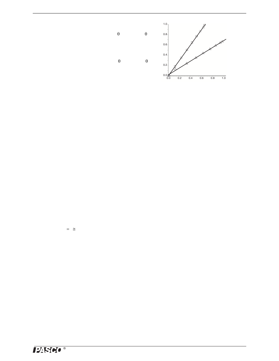 Experiment 11: dispersion | PASCO OS-8515C Basic Optics System User Manual | Page 63 / 71