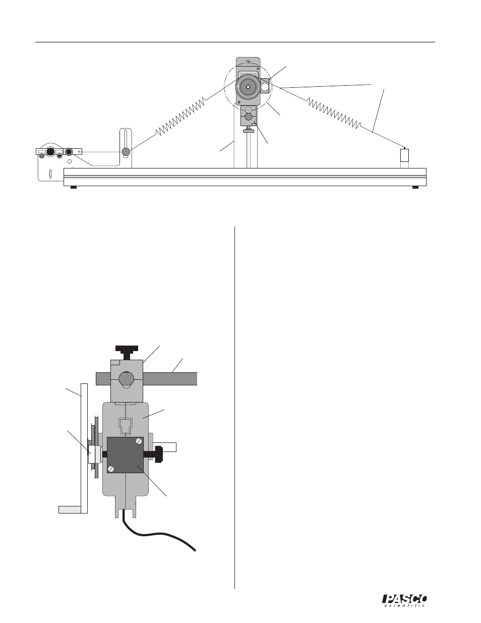 Damped pendulum experiment, Limited warranty | PASCO CI-6689A CHAOS ACCESSORY User Manual | Page 2 / 2