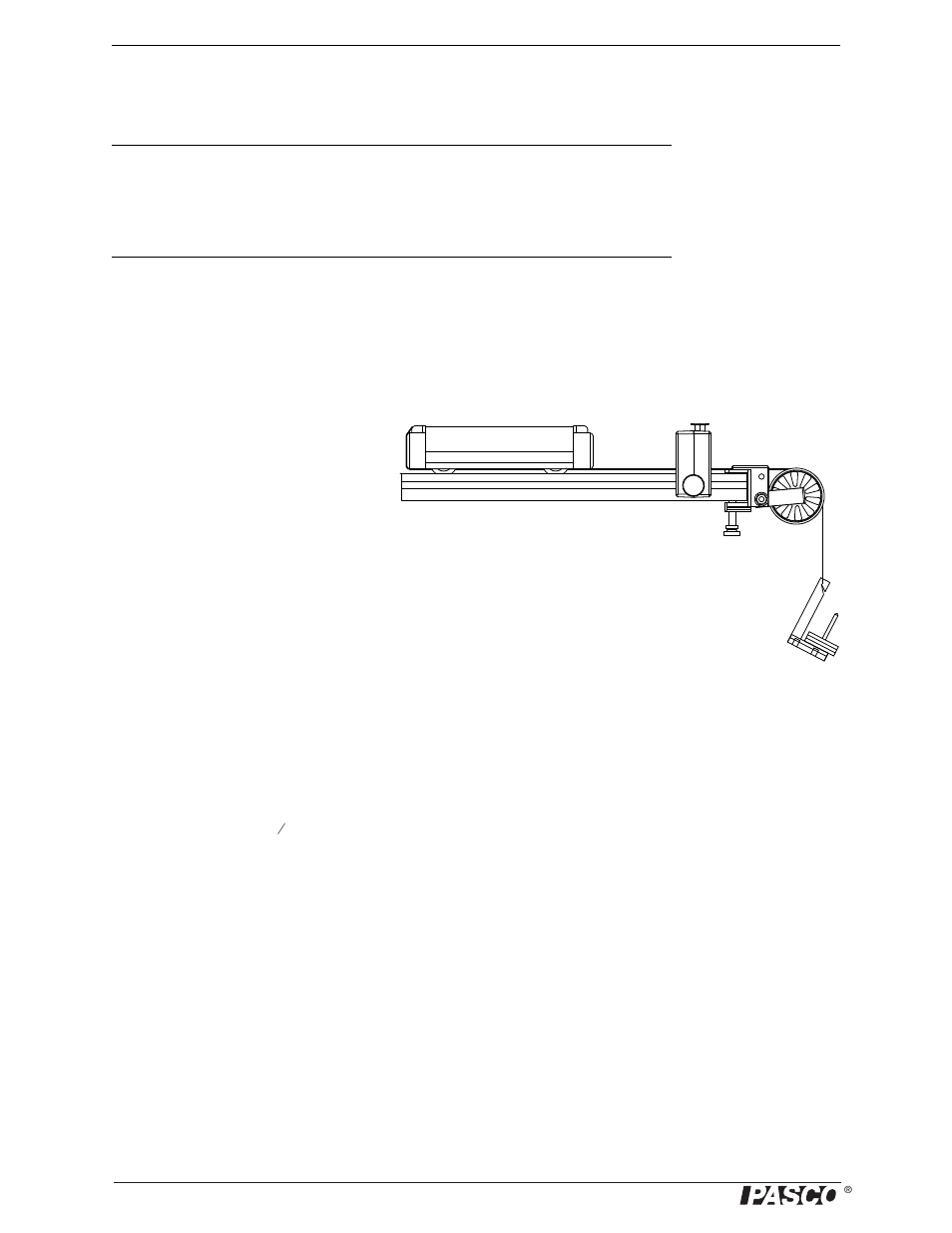 Experiment 7: newton’s second law, Purpose, Theory | Procedure | PASCO ME-6956 2.2 m PAScar Dynamics System User Manual | Page 20 / 27