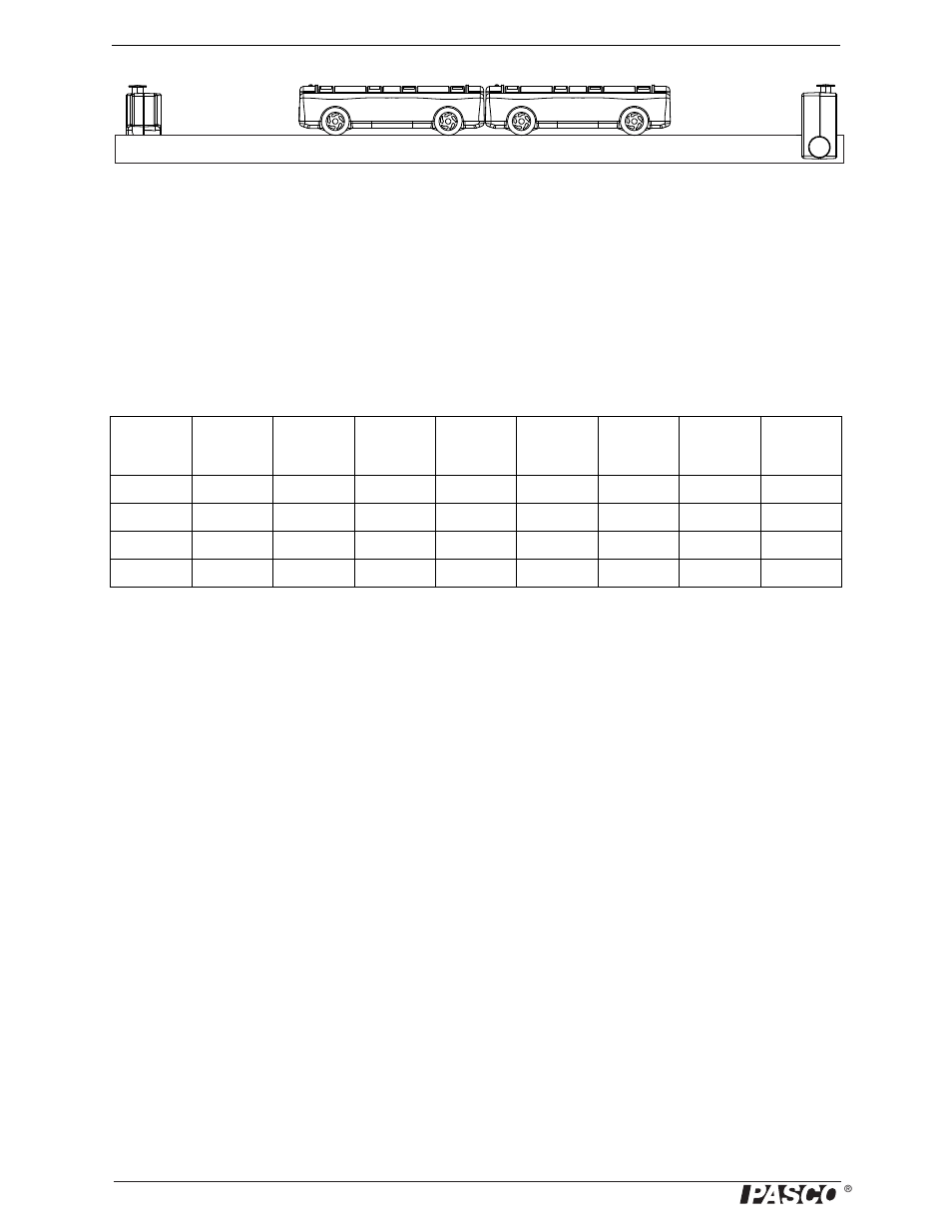Data analysis, Questions | PASCO ME-6956 2.2 m PAScar Dynamics System User Manual | Page 8 / 27