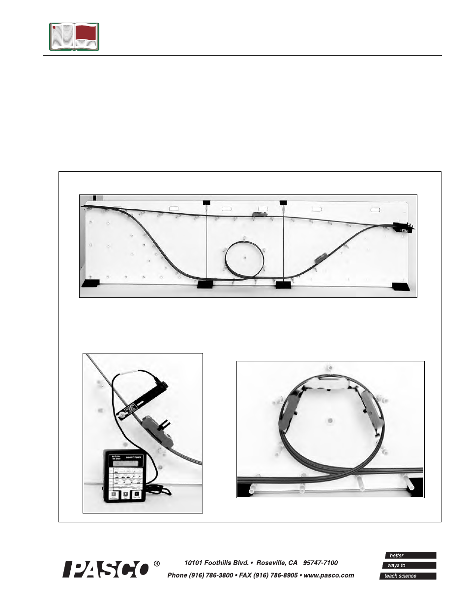 PASCO ME-9812 Roller Coaster User Manual | 22 pages
