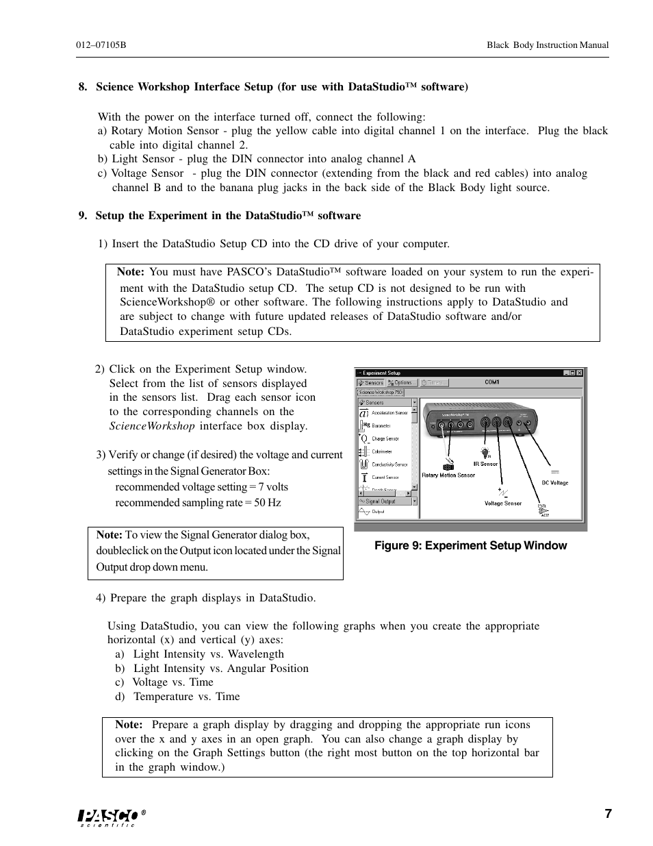 PASCO OS-8542 BLACK BODY LIGHT SOURCE User Manual | Page 11 / 23