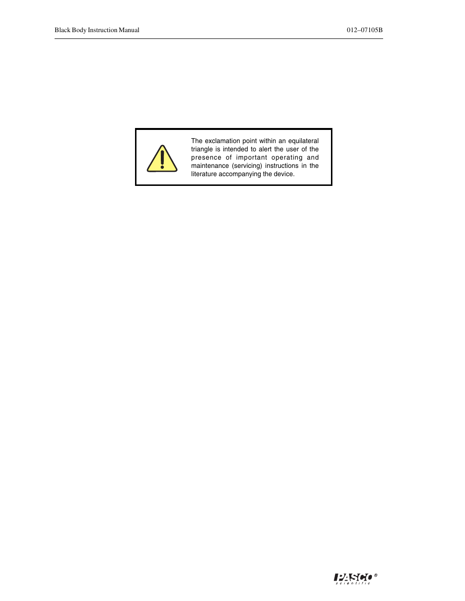 PASCO OS-8542 BLACK BODY LIGHT SOURCE User Manual | Page 2 / 23