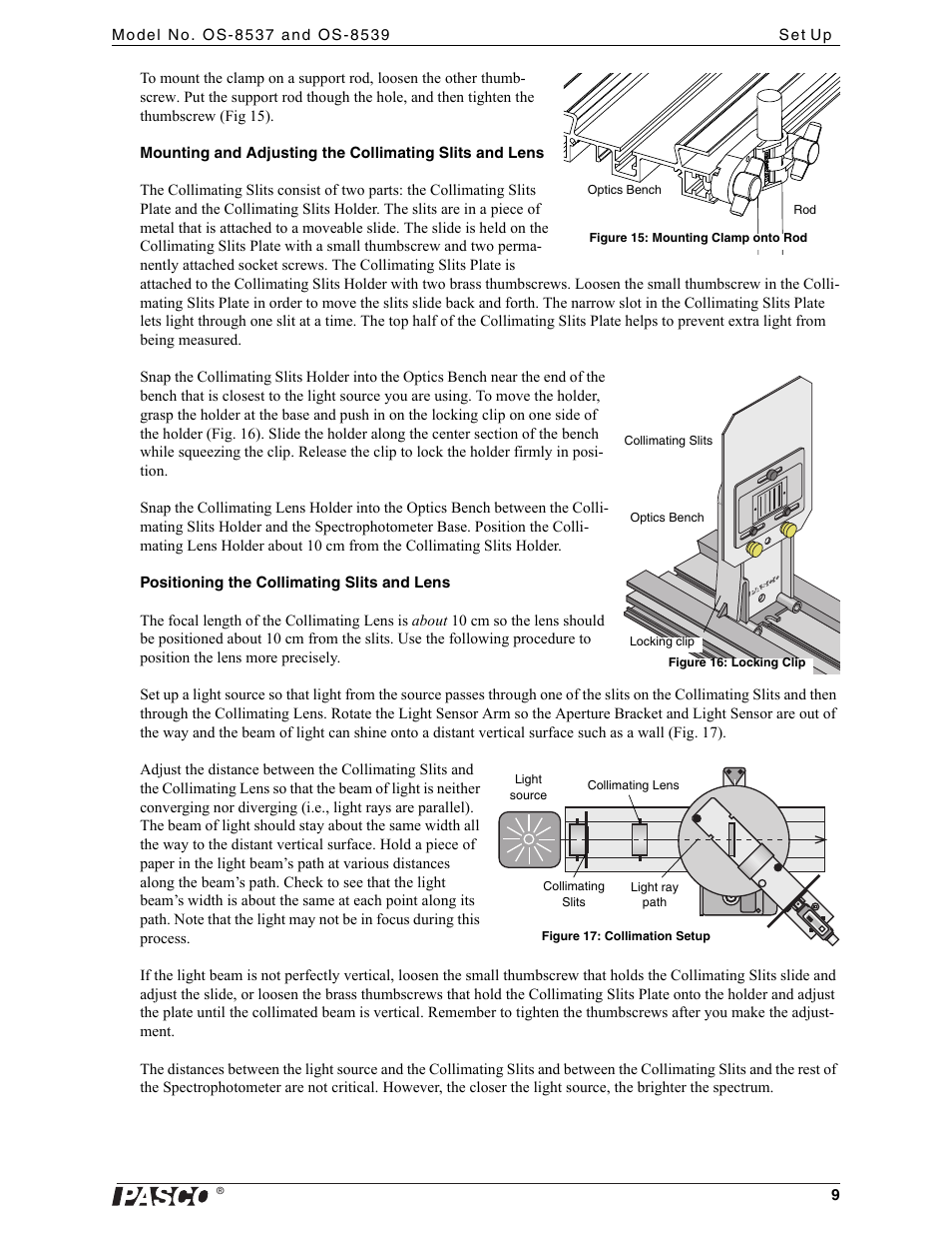 PASCO OS-8539 Educational Spectrophotometer User Manual | Page 13 / 32