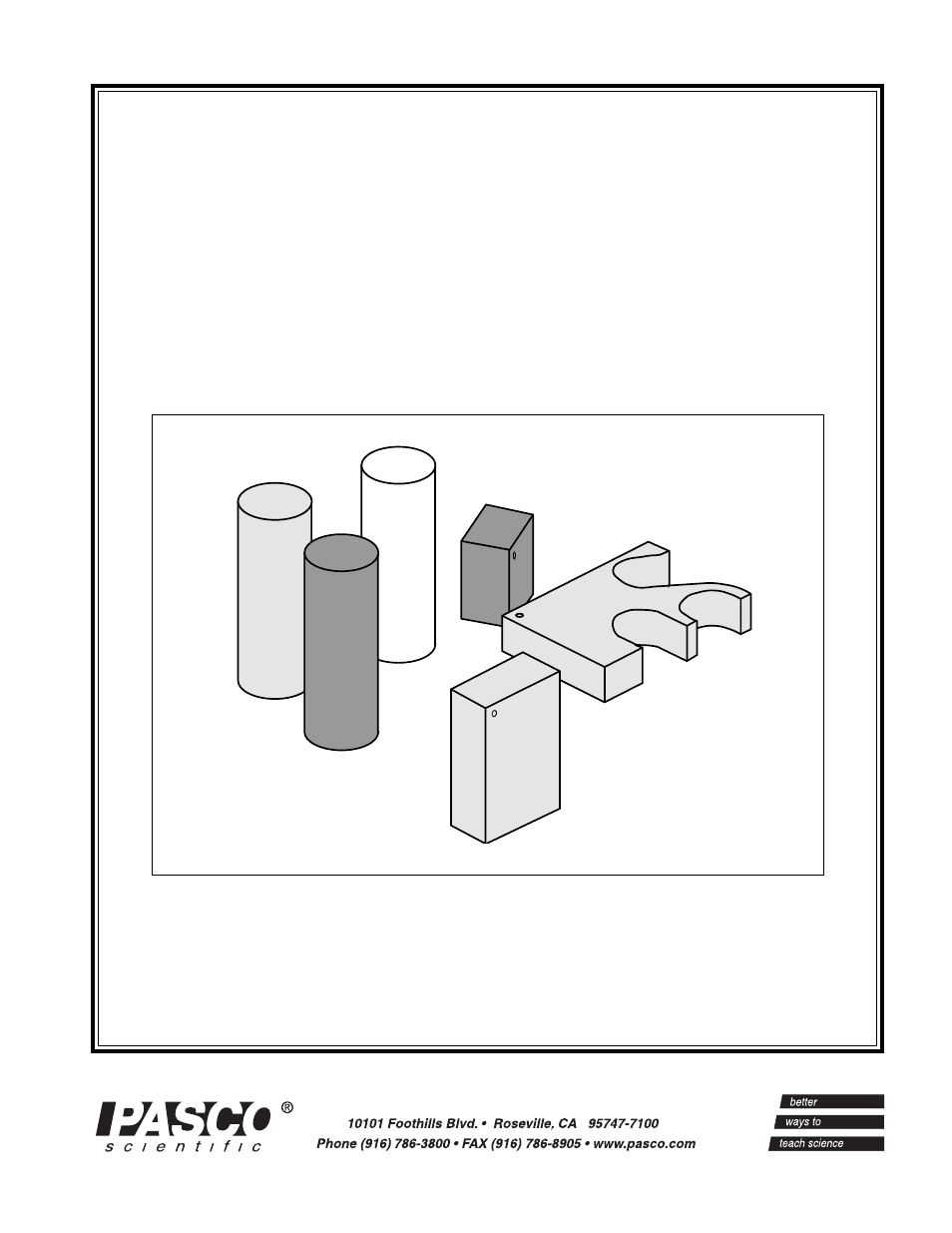 PASCO ME-8569 DENSITY SET User Manual | 18 pages