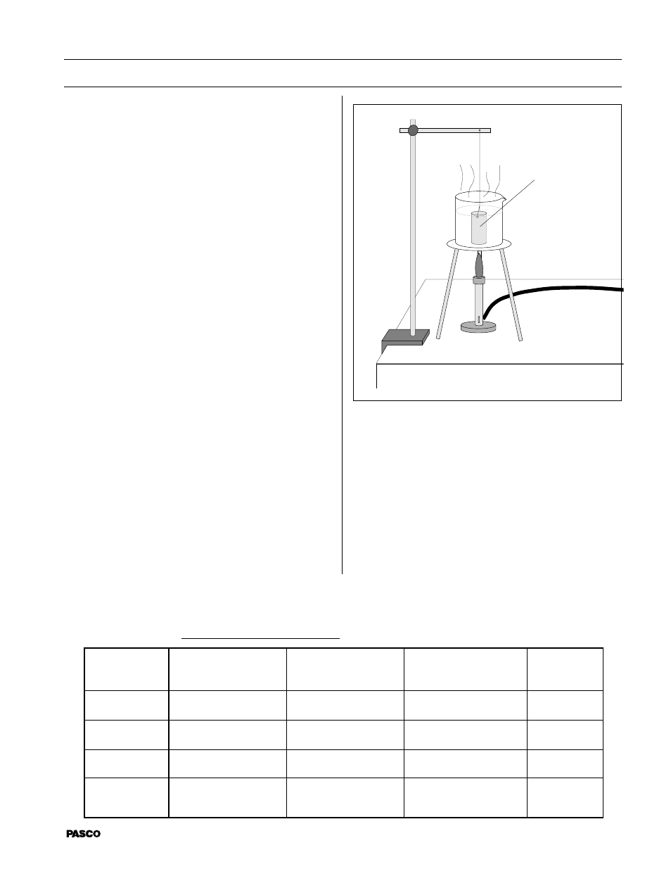 Experiment #4: specific heat | PASCO ME-8569 DENSITY SET User Manual | Page 15 / 18