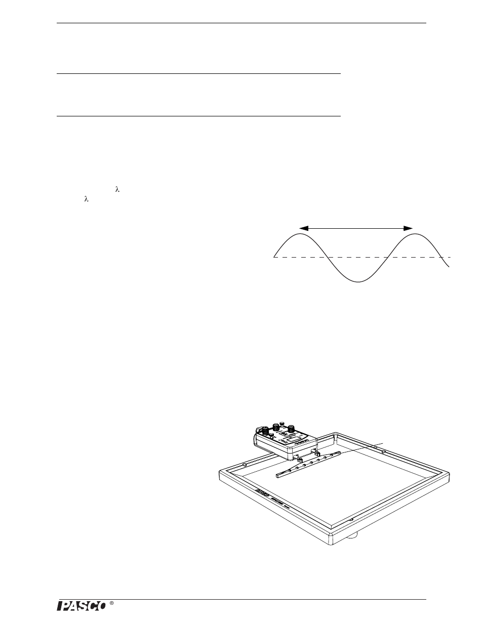 Experiment 6: wave speed, Purpose, Theory | Setup: wave speed | PASCO WA-9899 Ripple Tank System User Manual | Page 27 / 31