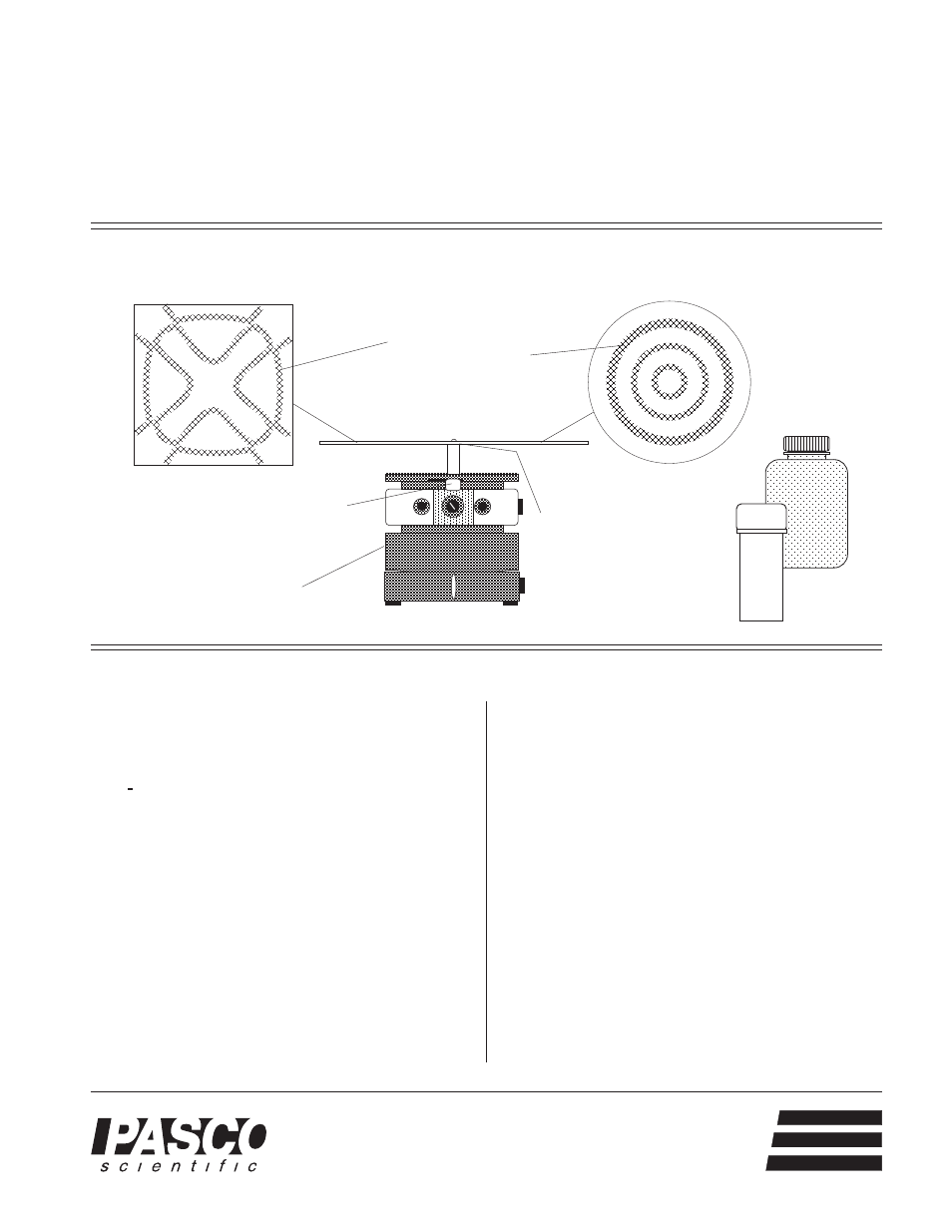 PASCO WA-9607 Chladni Plates Kit User Manual | 2 pages